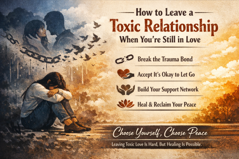 How to Leave a Toxic Relationship When You’re Still in Love
