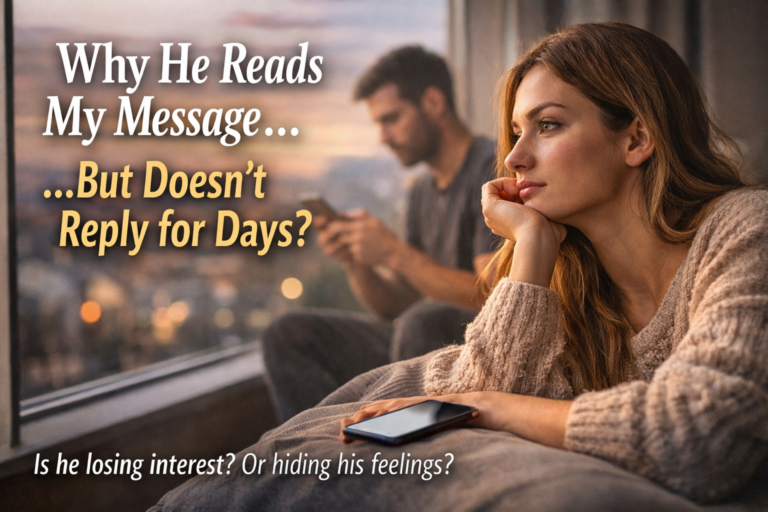 Why He Reads My Message But Doesn’t Reply for Days